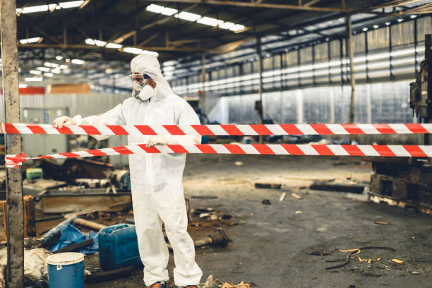 Professional Hoarding Cleanup technician working in Rio Vista, CA